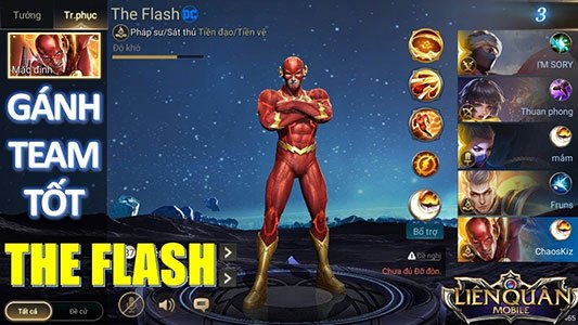 Cách lên đồ, bảng ngọc bổ trợ cho The Flash 6