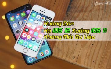 Cách Hạ iOS 12 Xuống iOS 11 Không Mất Dữ Liệu, 100% Thành Công