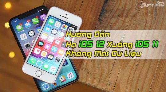 Cách Hạ iOS 12 Xuống iOS 11 Không Mất Dữ Liệu, 100% Thành Công