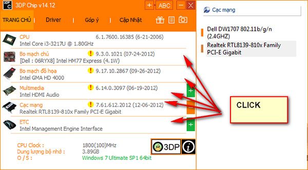 Download 3DP Chip – Tải, Update Driver Máy Tính, Laptop Chuẩn Nhất