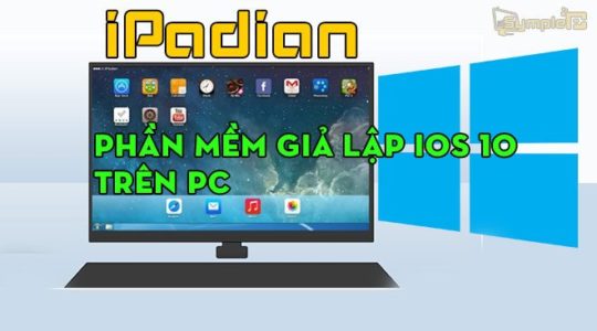 Download iPadian Full 10.1 – Phần Mềm Giả Lập iOS 10, iPad Trên PC