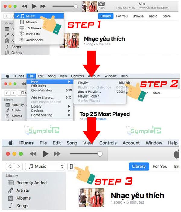 Download iTunes 12 Mới Nhất – Cách chép nhạc vào iphone bằng itune