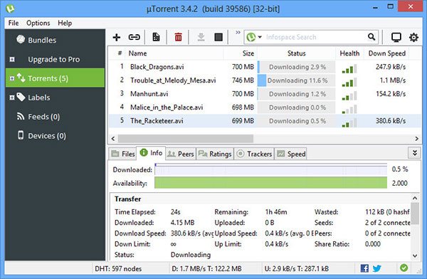 Download uTorrent Mới Nhất - Tải File Tốc Độ Cao Qua Giao Thức P2P