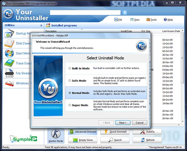 Download Your Uninstaller Full 2019 Mới – Gỡ Ứng Dụng PC Tận Gốc