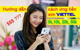 Cú Pháp Ứng Tiền Thuê Bao Viettel 5K, 10K, 20K, 50K Mới Nhất 2019