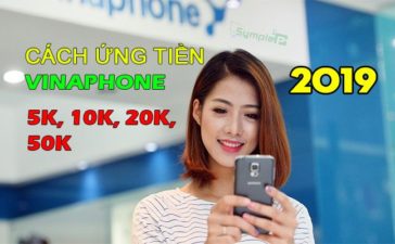 Cú Pháp Ứng Tiền Thuê Bao VinaPhone Từ 5K Đến 50K Mới Nhất 2019
