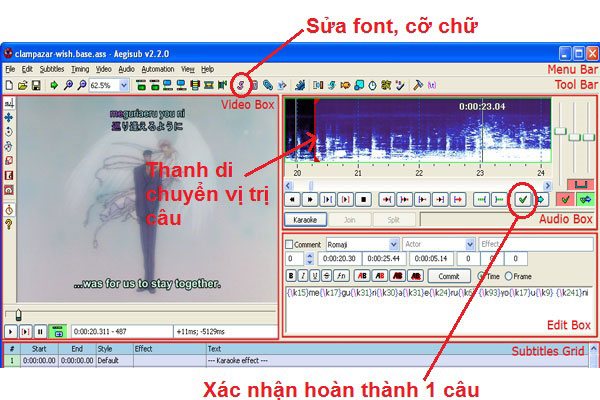 Download Aegisub 2018 – Tạo Sub, Phụ Đề Cho Phim, Làm Video Lyrics