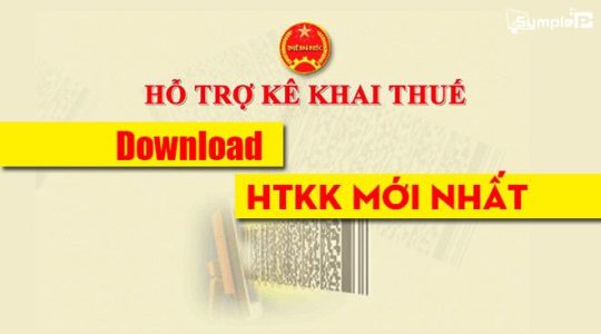 Download HTKK Mới Nhất - Phần Mềm Hỗ Trợ Kê Khai Thuế Qua Mạng