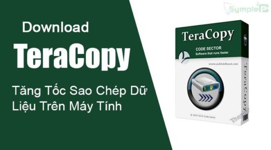 Download TeraCopy - Tăng Tốc Sao Chép, Copy Dữ Liệu Trên Máy Tính