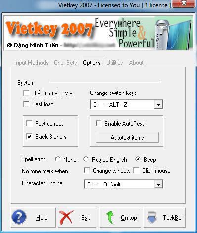 Download Vietkey 2016 – Bộ Gõ Tiếng Việt Gọn, Nhẹ Cho Win 7/8/10/XP