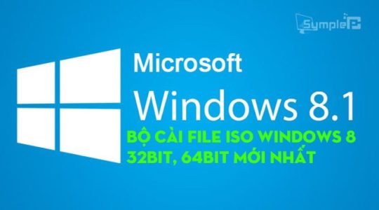 Download Windows 8.1 – Bộ Cài File ISO Win8.1 - 32bit, 64bit Mới Nhất