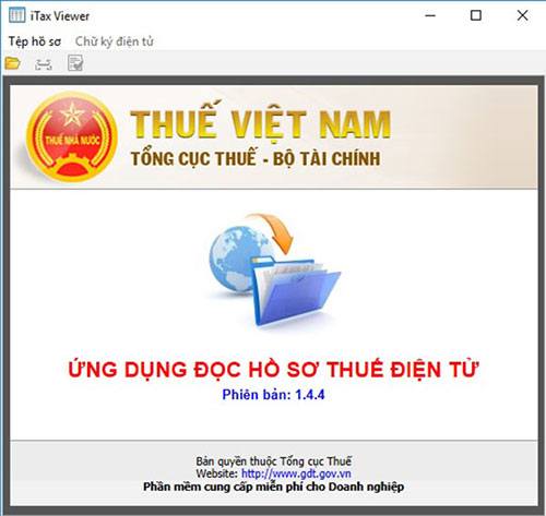 Tải iTaxViewer Mới Nhất - Phần Mềm Mở Và Đọc Tờ Khai Thuế File XML