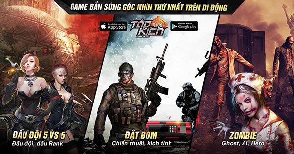 Tải Tập Kích - Game Bắn Súng Đỉnh Cao 3D Trên Mobile Android, iOS