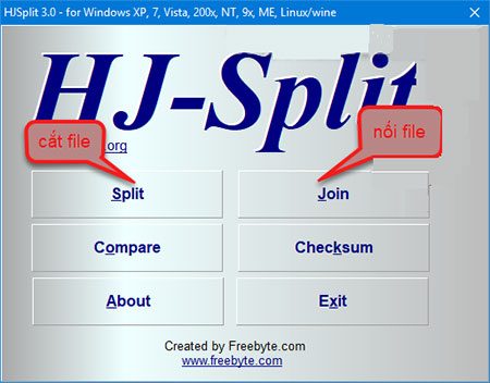 Download HJSplit - Phần Mềm Cắt, Ghép File Nhanh Chóng, Hiệu Quả