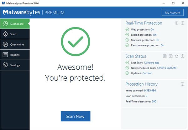 Download Malwarebytes Anti Malware – Phát Hiện, Loại Bỏ Phần Mềm Độc Hại