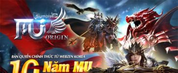 Tải MU Origin – VN. Game Nhập Vai, Hành Động Hấp Dẫn Nhất 2019