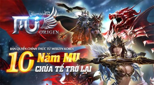 Tải MU Origin – VN. Game Nhập Vai, Hành Động Hấp Dẫn Nhất 2019