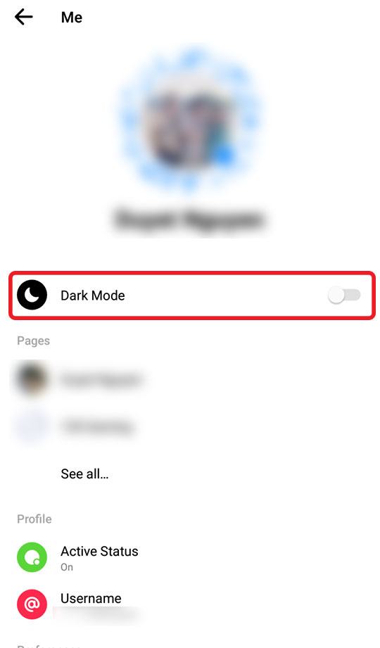 Kích Hoạt Chế Độ Dark Mode Trên Messenger iOS Thành Công 100%