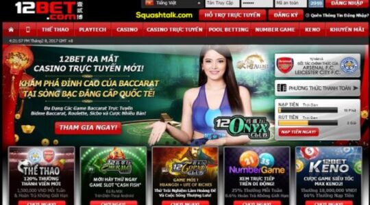 Link 12bet cập nhật mới nhất vào nhà cái không bị chặn