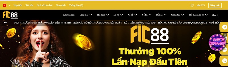 Cách chơi bắn cá tại nhà cái Fic88 luôn thắng 1